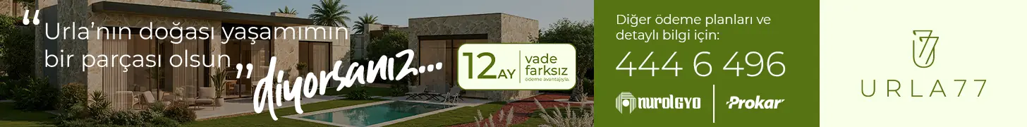 Urla77 - Urla'nın doğası yaşamımın bir parçası olsun diyorsanız, 12 ay vade farksız - 444 6 496